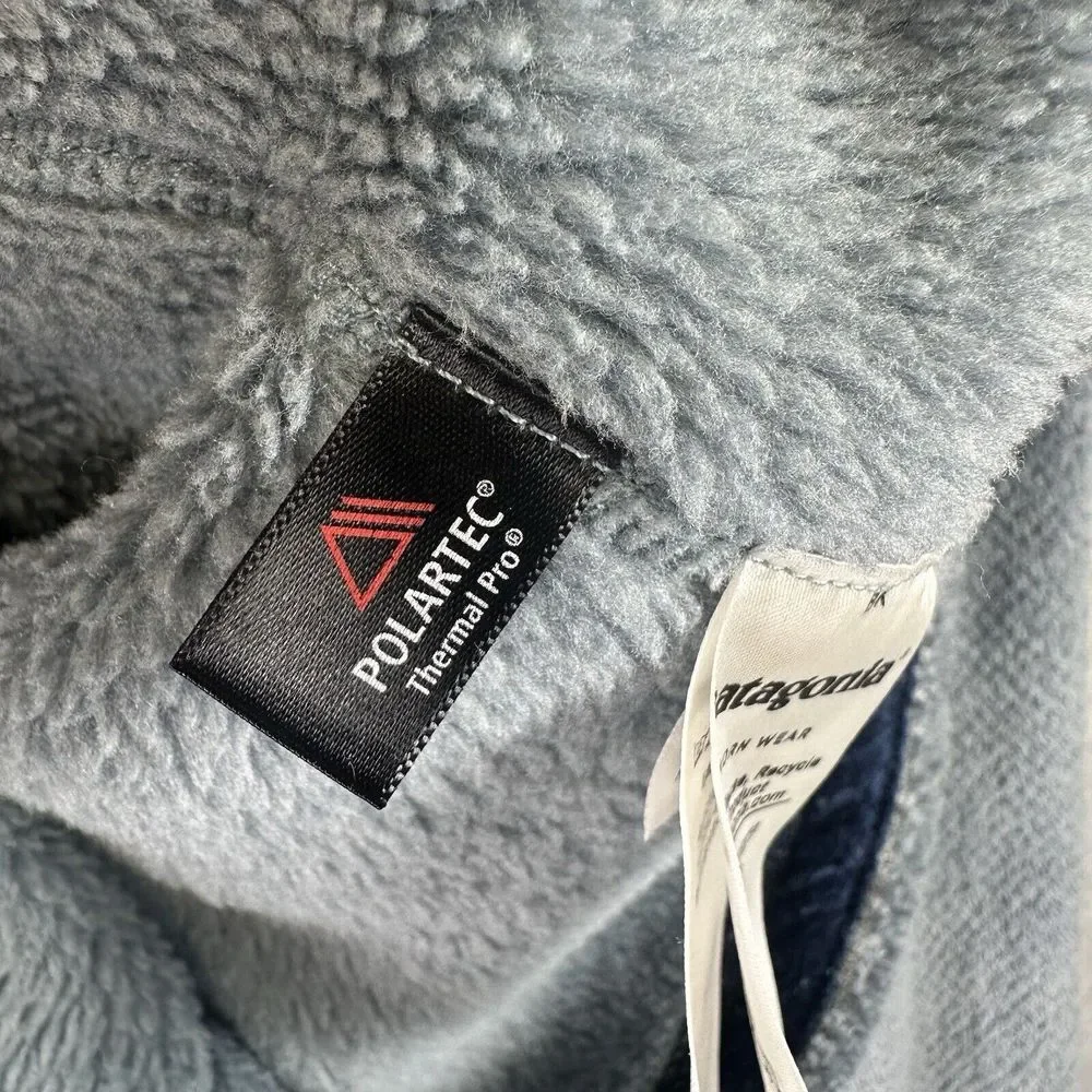 PATAGONIA‎ Womens Bluish Gray Re-Tool Snap-T Polartec Pullover Fleece Jacket XS